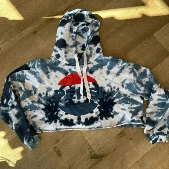 Pepsi tie dye sweatshirt.  Hoodie.  Women’s size XL. - Picture 1 of 3